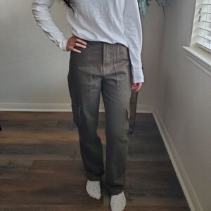 NSF Olive Green Cargo Pants Sz 24